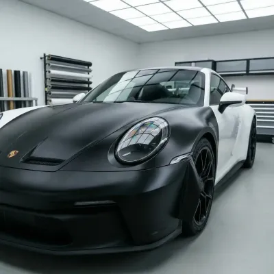 Autofarbfolien 970 Schwarz Matt Meterware